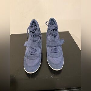 ASH Limited Blue Wedge High-Top Women's Sneakers Size 40